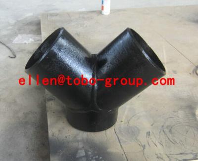 China TOBO STEEL Group carbon&stainless&alloy steel Y tee for sale