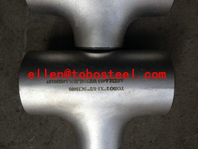 China ASTM A403 WP316L stainless steel tee for sale