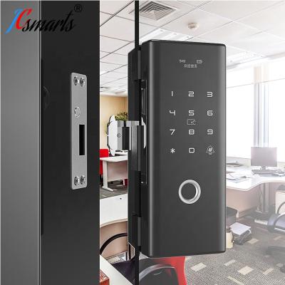 China Digital Sliding Zinc Alloy Glass Door Locks For Office for sale