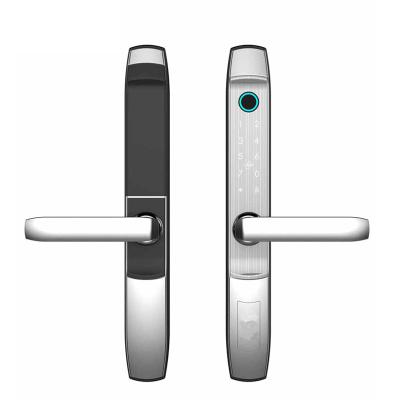 China office/outdoor biometric electric apartment/hotel fingerprint door lock fingerprint and password and key door lock for sale