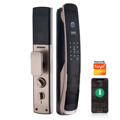 China Newcomer smart tuya wifi door automatic fingerprint lock home office apartments hotel digital lock for sale