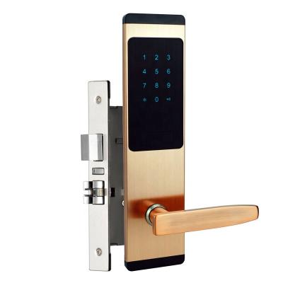 China Electronic Locks M1 Card Keyless Apartment Apartment Door Code Door Lock for sale