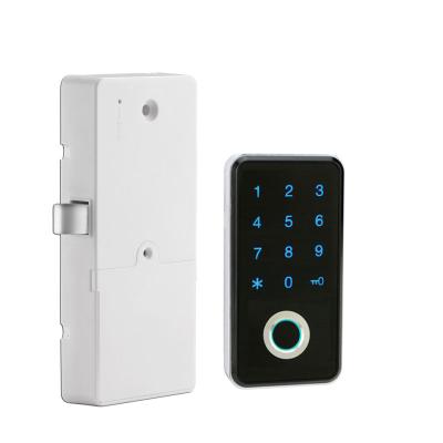 China Low Power Alarm Fingerprint Lock Digital Locker Smart Cabinet Lock for sale