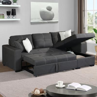 China American Design Foldable Furniture Living Room Corner Sectional Sofa Set Modern Living Room Sofa Bed For Home for sale