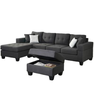 China Stretch Modern Leather Covers Option Living Room Upholstered Sofa Set Furniture for sale