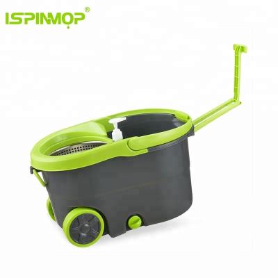 China Sustainable Household Cleaning Head Mop 360 Spinning Mop Bucket for sale