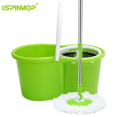 China Sustainable Hot Selling Cleaning Microfibre Mop with Spin Mops Bucket for sale