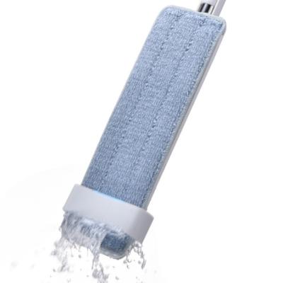 China Sustainable High Quality Auto Dry Refill Microfiber Cleaning Flat Mop for sale