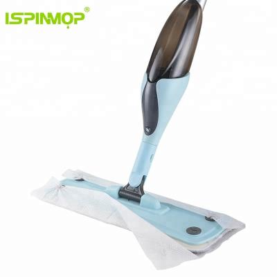 China 2018 ISPRAYMOP Sustainable Smart Healthy New Floor Spray Easy Cleaning Mop With Window Cleaner And Microfiber Round Head for sale