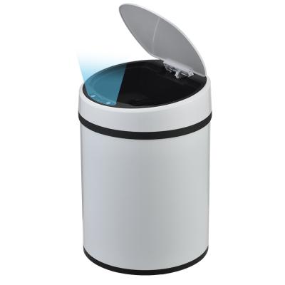 China Business Factory 12L Colored Steel Automatic Sensor Trash Can, Total Kick Touch Rubbish Bin, Metal Colored Trash Can With Many Colors for sale