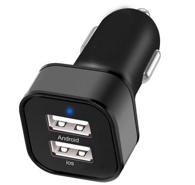 China Car Dual USB Smart Charger 24W Universal Port Car Charging Fast Charger For Smartphone for sale