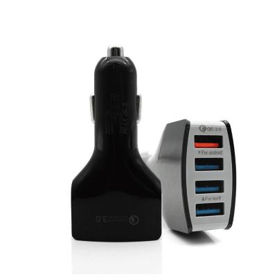 China 4.8A Mobile Phone Car Charger 4 x USB Car Charger For Mobile Phone for sale