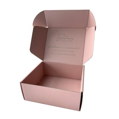 China Recyclable Custom Logo Mailer Boxes Shipping Packaging Corrugated Cardboard Box for sale