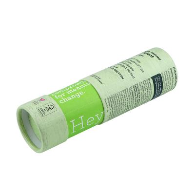 China Materials China Manufacturer Recycled White Kraft Cardboard Cylinder Paper Tube Packaging Box For Perfume Essential Oil Packaging Bottle for sale