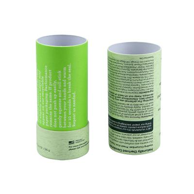 China Hot Sale Recycled Logo Printing Materials Custom Round Paper Tube Packaging Kraft Cardboard Box For Refined Oil Perfume Bottle for sale