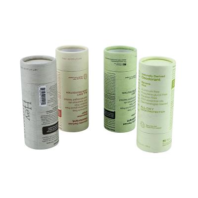 China Recycled Materials Custom Design Eco Friendly Luxury Round Cylinder White High Grade Kraft Paper Tube Box For Cosmetics for sale