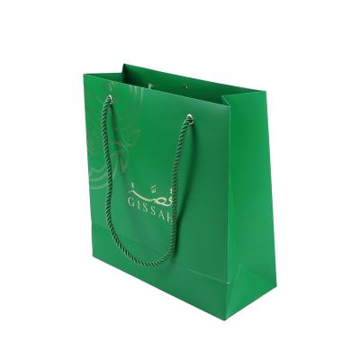 China Luxury Recyclable Rope Handle Boutique Shopping Tote Customized Tote Gift Paper Bags Printed To Paper With Logo for sale