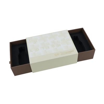 China Recycled Materials Gift Packaging Custom Luxury Competitive Price Customized Sliding Perfume Jewelry Drawer Storage Box Packaging for sale