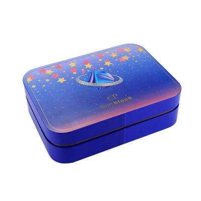 China Gift Box Recyclable Special Paper Luxury Raffia Inside Box Cosmetic Box for sale