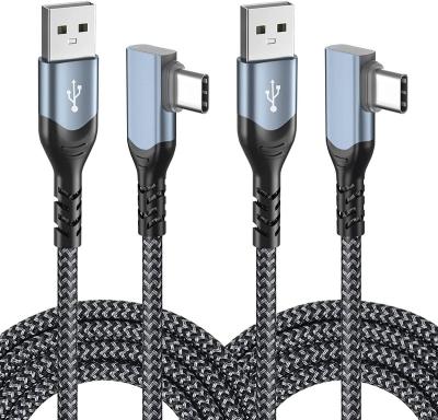 China Fast Charging Type C Fast Charging Cable 6ft Length Nylon Braided Data Cable USB A To USB-C Fast Charging Cable For Samsung Galaxy for sale