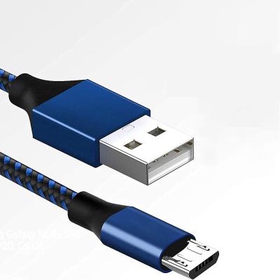 China Fast Charging Speed ​​10ft Micro Nylon Braided Cable Micro USB USB Fast Charging Cable Charging Android Cable For Samsung Galaxy for sale