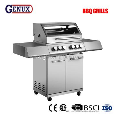 China CE Approval Stainless Steel 6 Burners Easily Assembled Outdoor Grill for sale