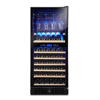 China Household Factory High Quality Furniture Commercial Mini Wine Cooler Refrigerator For Hotel With Led Light for sale