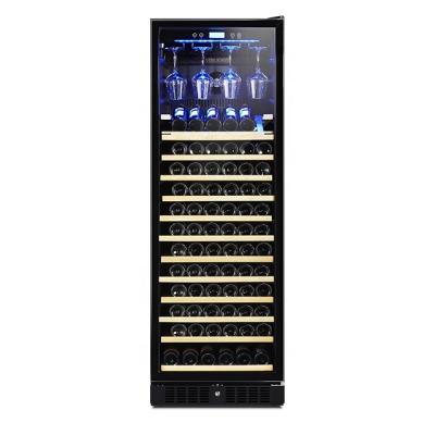 China 171Bottle Household Design Wine and Cheese Display Wine Cooler Free Made in China for sale