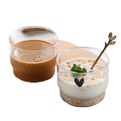 China Safe food grade coffee glass cuppineapple shaped drinking glass cupspineapple shaped drinking glass cups for sale