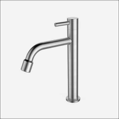 China Single Handle Cold Water Faucet High Basin Taps for Hotel , Hospital for sale