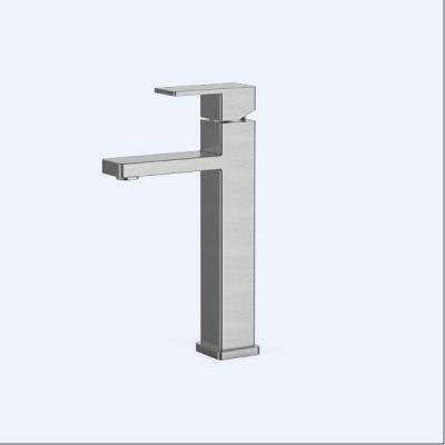 China One Handle Flat Bathroom Basin Faucets Stainless Steel Hospital Tap for sale