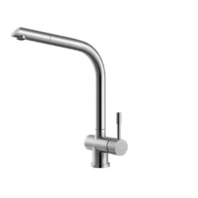 China Contemporary Pull Out Spray Kitchen Faucet Stainless Steel SS Faucet for sale