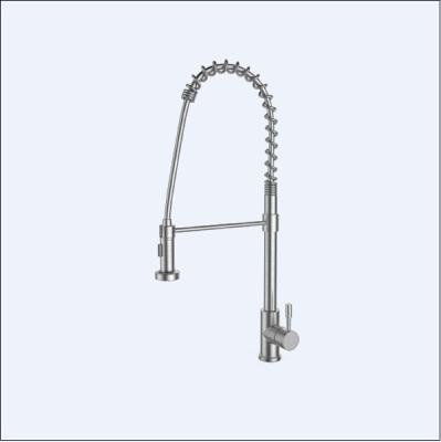 China Premier Commercial Kitchen Taps , 1 Handle Kitchen Faucet With Spring Spout for sale