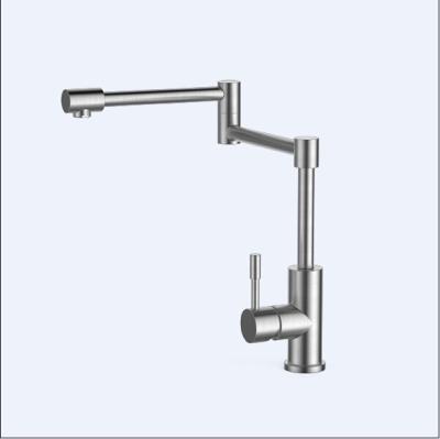 China Stainless Steel Pot Filler Faucet Swivel Spout Basin Taps Custom Made for sale