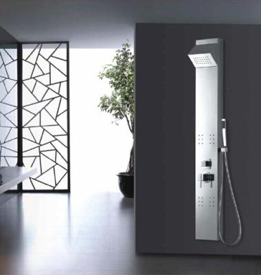 China SS Shower Pillar Thermostatic Shower Panel Column Tower with Body Jets for sale