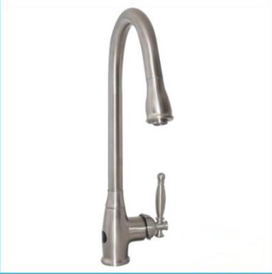 China Contemporary Kitchen Sensor Faucet Small Basin Taps Stainless Steel for sale