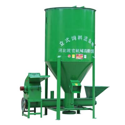 China Hot Sale Aquaculture and Animal Husbandry Live Stock Corn Stalk Mixed Feed Poultry Mixing Crushing Machine for sale