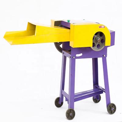 China Poultry Farm Hot Sale Animal Feed Cutting Machines Mini Electronic Feed Processing Chaff Cutter Machines for sale