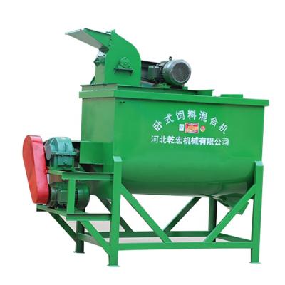 China Hot Selling Aquaculture and Animal Husbandry Manufacturer High Quality Horizontal Poultry Feed Production Mill Mixing Grinding Machine for sale