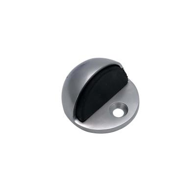 China Modern Satin Chrome Dome Door Stop , Rubber Door Concession for sale