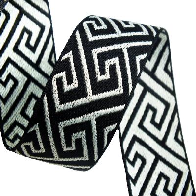 China Ethnic Wholesale Viable Polyester Woven Jacquard Webbing Band Manufacturer Supply Customized Thickness Viable for sale