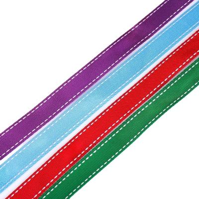 China China Supply Supplier Hot Selling Multi Color Large Multi Color Woven Webbing Strap Sustainable Woven Nylon Twill for sale