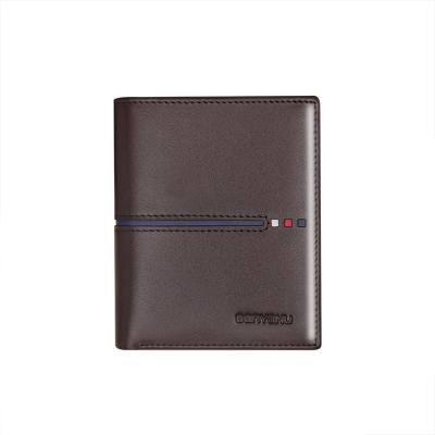 China RFID Wallet Men's Short Leather RFID Youth Tide Brand New Dollar Single Clip for sale