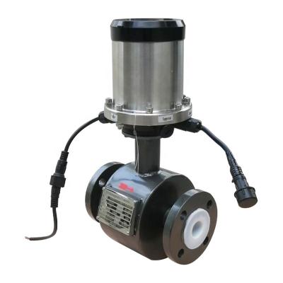 China 316L Digital Hot Electromagnetic Wastewater Flow Meter for sale