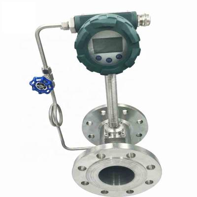 China CS N2 gas high pressure flow meter SS 304 or 316 material vortex flow meter air flow sensor for sale