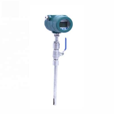 China SS316 Air Flow Meter Sensor Inserted Type and Digital Flange Thermal Nitrogen Gas Flow Meter Gas Mass Flow Meter for sale