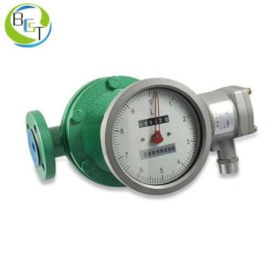 China Oval Cast Iron Gear Flow Meter / Oil / Fuel Flow Meter Flow Meter for sale