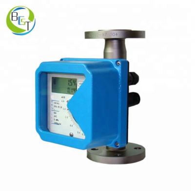 China ammonia gas variable area metal tube stainless steel rotameter / acidic flow meter JC-050-Dn24 for sale