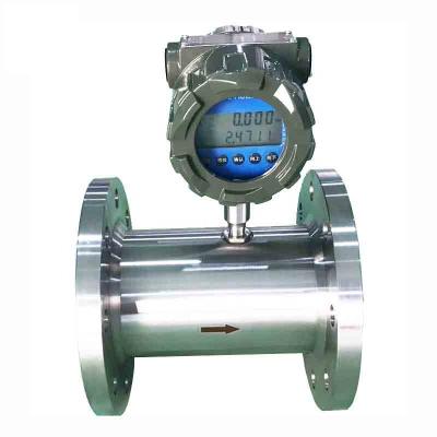 China 304 SS Compact Structure Liquid Water Turbine Flow Meter for sale