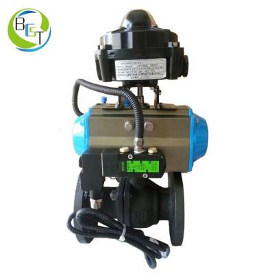 China General Flange Type - 2 Way Trackball Valve/Pneumatic Ball Valve/Motorized Ball Valve for sale